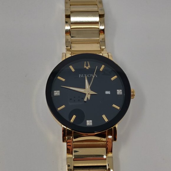 Bulova Men's Modern Diamond Stainless Steel Watch - Picture 5 of 8